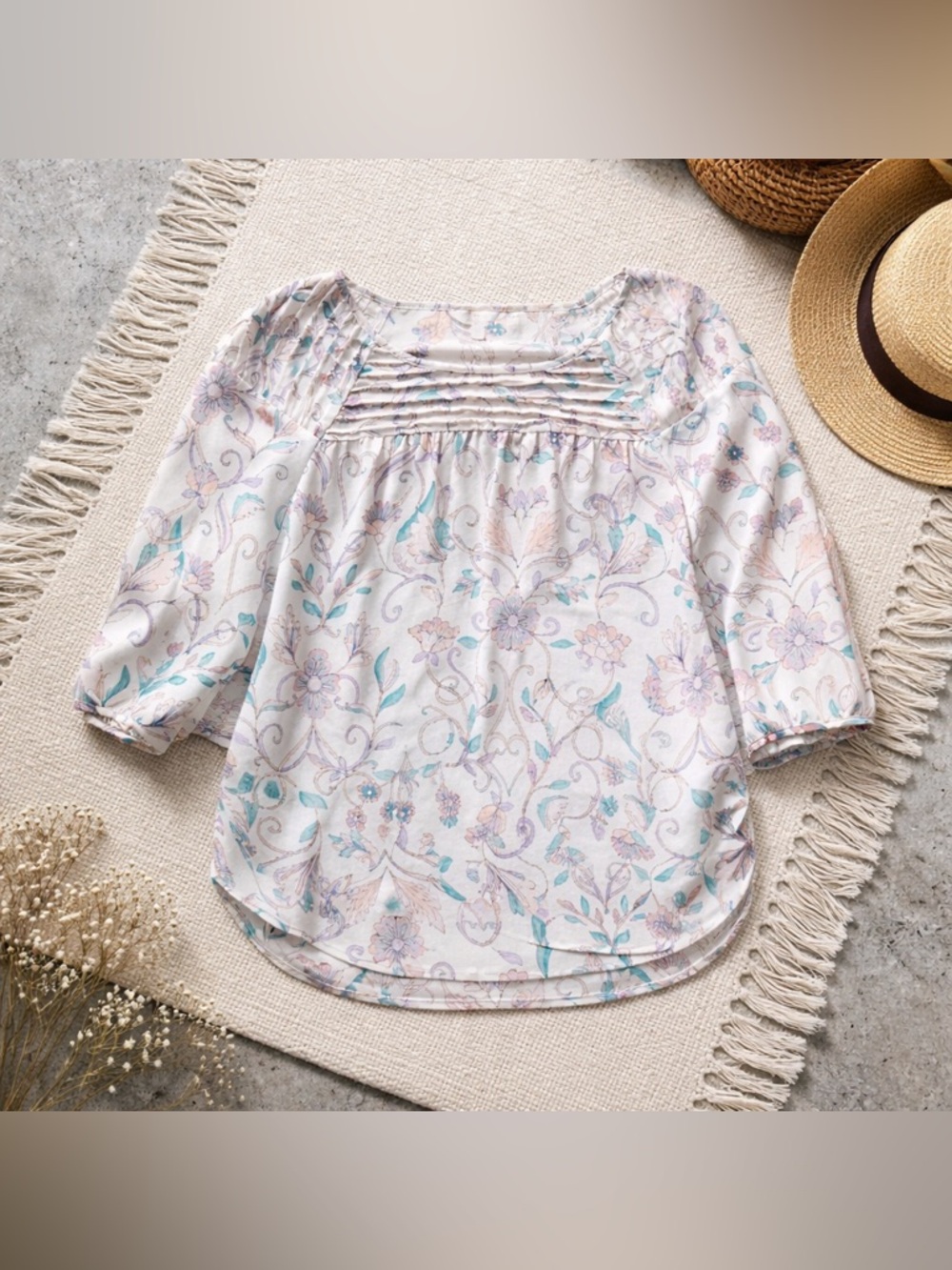 Lauren Conrad Floral Blouse